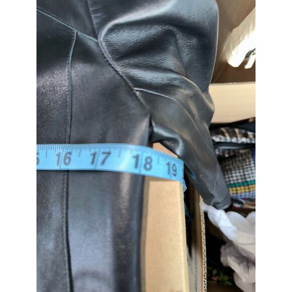 VINTAGE VAKKO LEATHER CONVERTIBLE MOTO BIKER JACKET TO VEST-ZIP OFF SLEEVES M - Picture 16 of 16